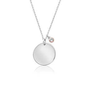 Clogau Jewellery Clogau Celebration April Sterling Silver Birthstone Pendant D