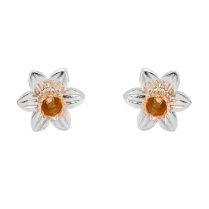 Clogau Jewellery Clogau Daffodil Sterling Silver Stud Earrings