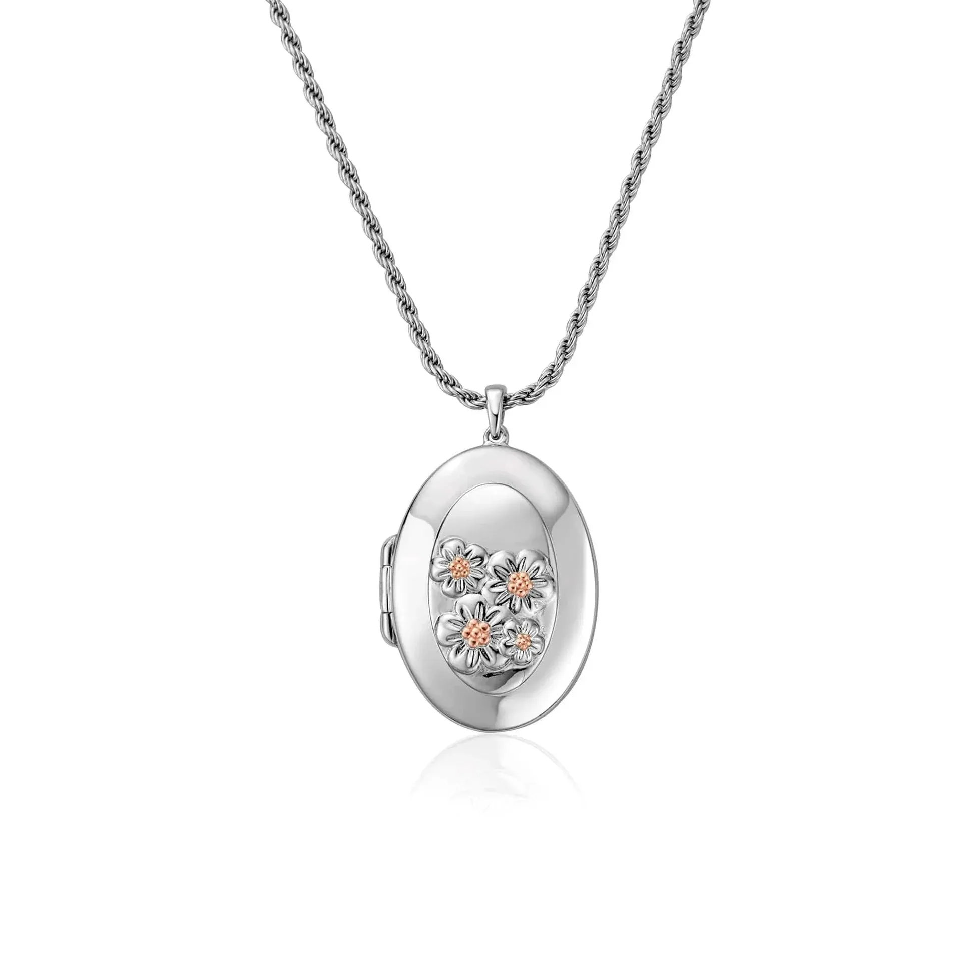Clogau Jewellery Clogau Forget Me Not Sterling Silver Locket