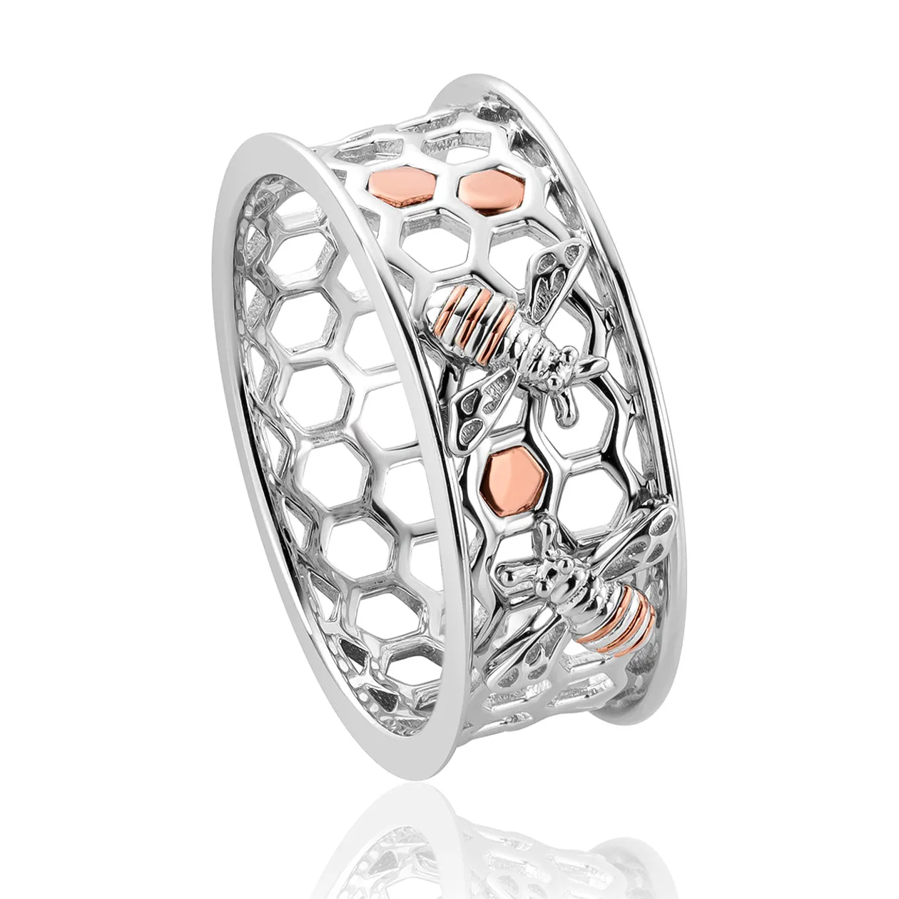 Clogau Jewellery Clogau Honey Bee Sterling Silver Ring