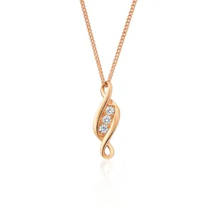 Clogau Jewellery Clogau Past Present Future 1854 18ct Gold Diamond Necklace