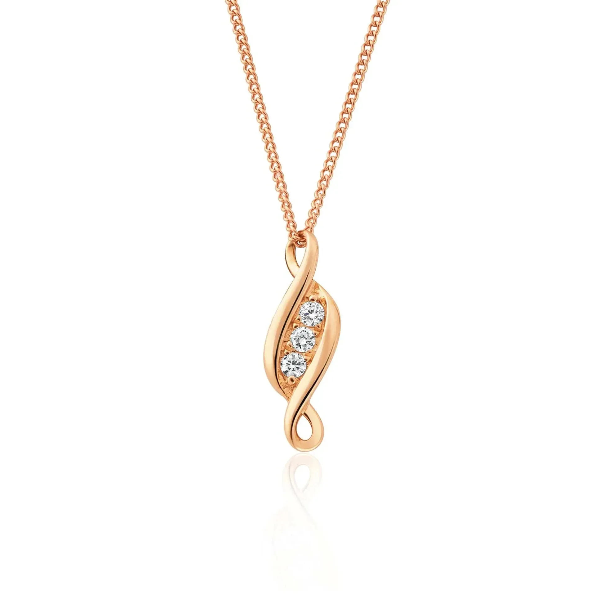 Clogau Jewellery Clogau Past Present Future 1854 18ct Gold Diamond Necklace