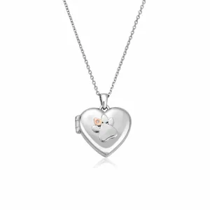 Clogau Jewellery Clogau Paw Print Heart Sterling Silver Locket