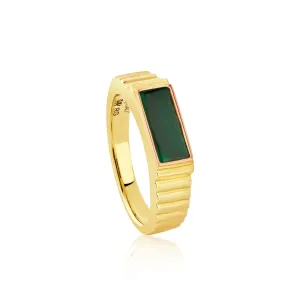 Clogau Jewellery Clogau Reflections Of Padarn 9ct Gold Malachite Ring