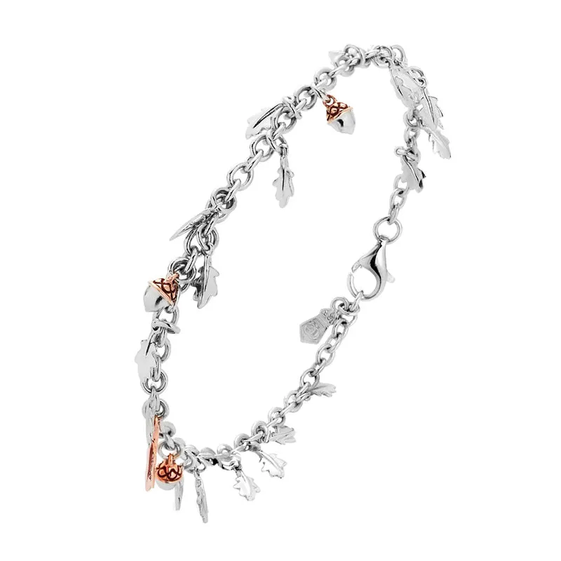 Clogau Jewellery Clogau Royal Oak Sterling Silver Bracelet