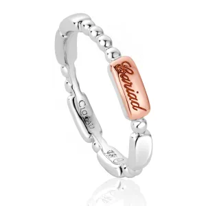 Clogau Jewellery Clogau Sterling Silver Morse Code Ring D