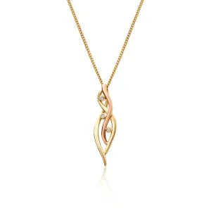 Clogau Jewellery Clogau Swallow Falls 18ct Gold Diamond Pendant