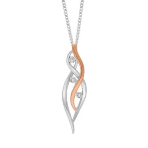 Clogau Jewellery Clogau Swallow Falls Sterling Silver White Topaz Pendant