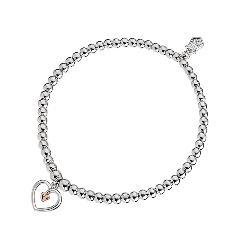 Clogau Jewellery Clogau Tree of Life Heart Affinity Sterling Silver Beaded Bracelet