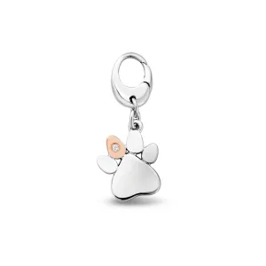 Clogau Jewellery Clogau Tree of Life Insignia Silver Paw Prints Charm