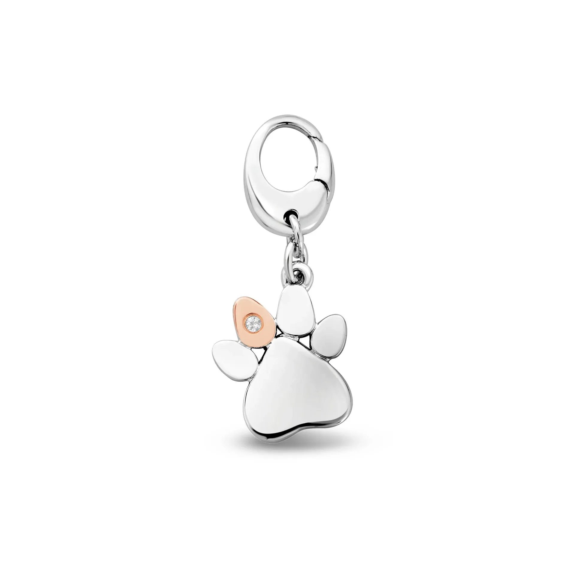 Clogau Jewellery Clogau Tree of Life Insignia Silver Paw Prints Charm
