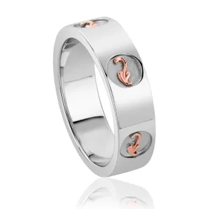 Clogau Jewellery Clogau Tree of Life Insignia Sterling Silver 9ct Rose Gold Vine Ring