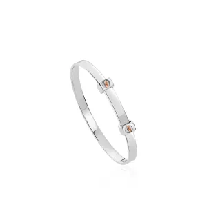 Clogau Jewellery Clogau Tree Of Life Insignia Sterling Silver Baby Bangle