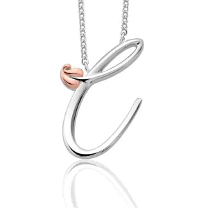Clogau Jewellery Clogau Tree of Life Sterling Silver Initials Letter C Necklace D
