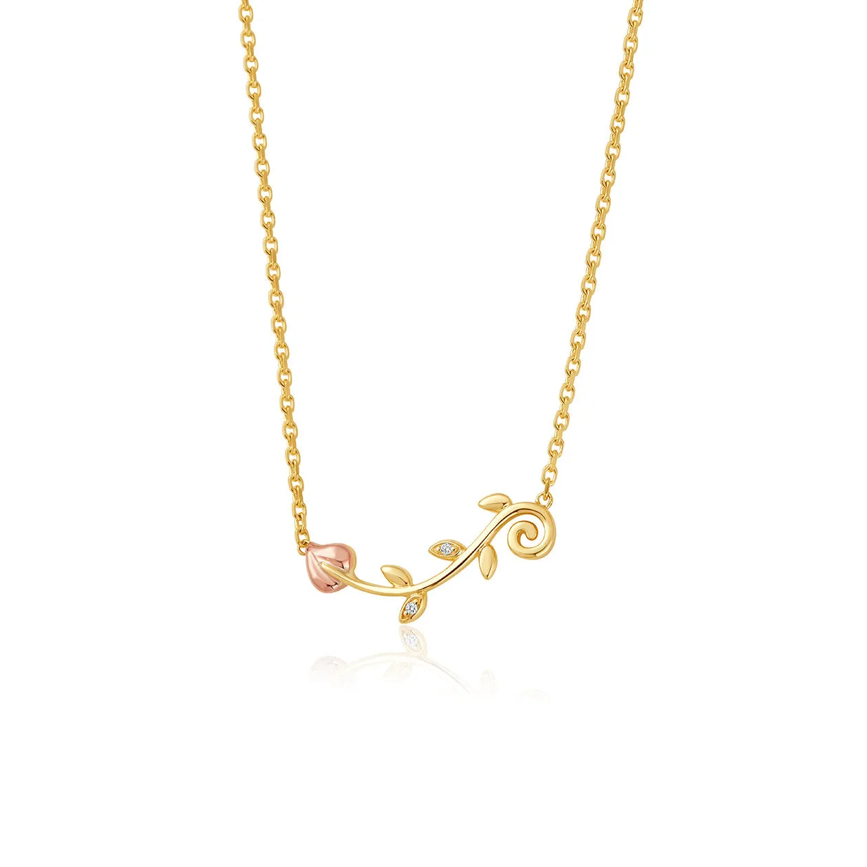Clogau Jewellery Clogau Vine Of Life 9ct Gold Diamond Necklace