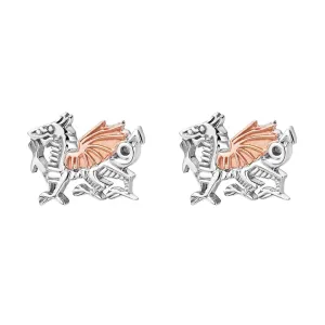 Clogau Jewellery Clogau Welsh Dragon Sterling Silver Stud Earrings