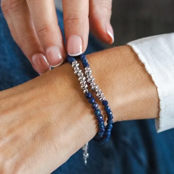 Coast Tumble Azure Gemstone Beaded Bracelet 70176LP Kit Heath Jewelry And Accessories