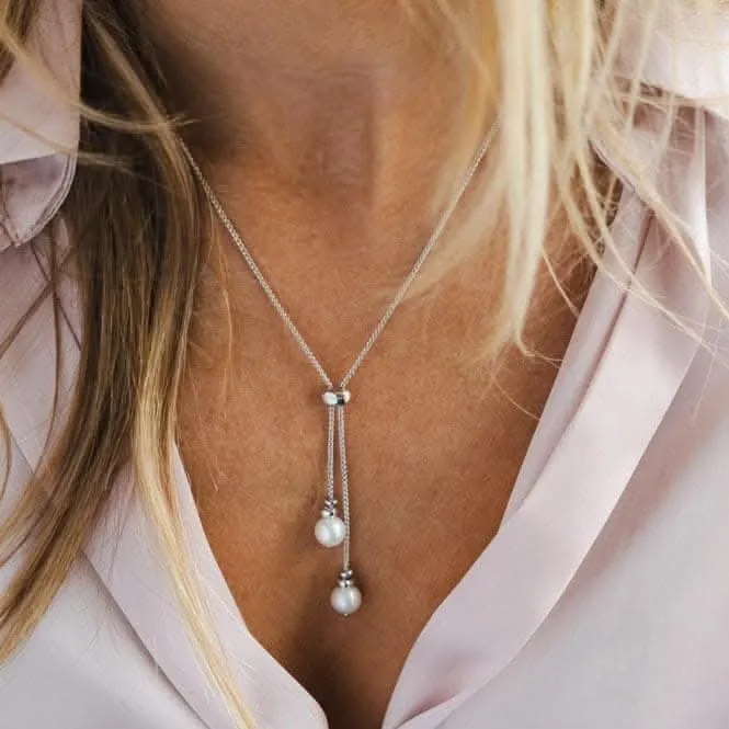 Coast Tumble Pearl Lariat Necklace 90166FP Kit Heath Jewelry And Accessories