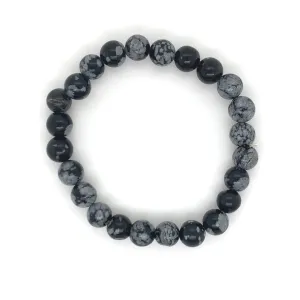 Crystals & Beaded Jewellery Crystal Bracelet - Labradorite Stone Elastic Bracelet