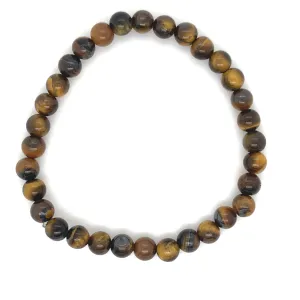 Crystals & Beaded Jewellery Crystal Bracelet - Tiger Eye Elastic Bracelet