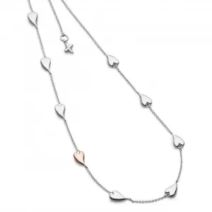 Desire Kiss Blush Heart 18" Station Necklace 90501RRP Kit Heath Jewelry And Accessories
