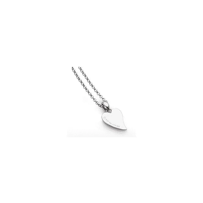 Desire Love Note Heart 18" Necklace 90519RP Kit Heath Jewelry And Accessories