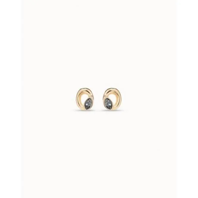 Details Black Metal Faceted Crystal Earrings PEN0899NGRORO0U Unode50 Jewelry And Accessories