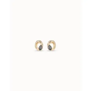 Details Black Metal Faceted Crystal Earrings PEN0899NGRORO0U Unode50 Jewelry And Accessories