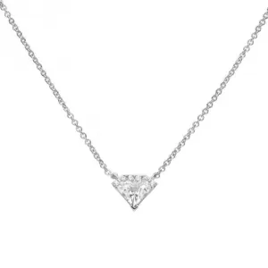 Diamond Shaped Pave Necklace N4467 Diamonfire Jewellery