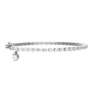 Diamonfire Silver White Cubic Zirconia Tennis Bracelet B5085 Diamonfire Jewellery