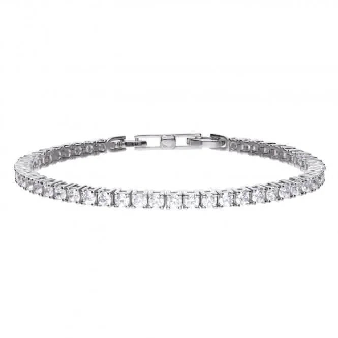 Diamonfire Silver White Cubic Zirconia Tennis Bracelet B5091 Diamonfire Jewellery
