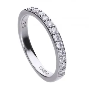 Diamonfire Silver White Zirconia Ring R3645 Diamonfire Jewellery