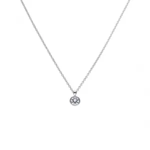 Diamonfire Silver White Zirconia Solitaire Pendant P4644 Diamonfire Jewellery