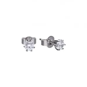 Diamonfire White Zirconia Prong Setting Solitaire Earrings E5583 Diamonfire Jewellery