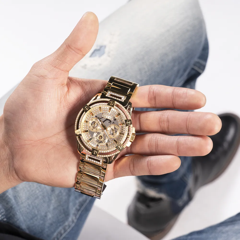 Dress Mens Watches Guess King GW0497G2 Multi-Function