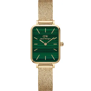 Dress Womens Watches Daniel Wellington DW00100561 Quadro Pressed Evergold