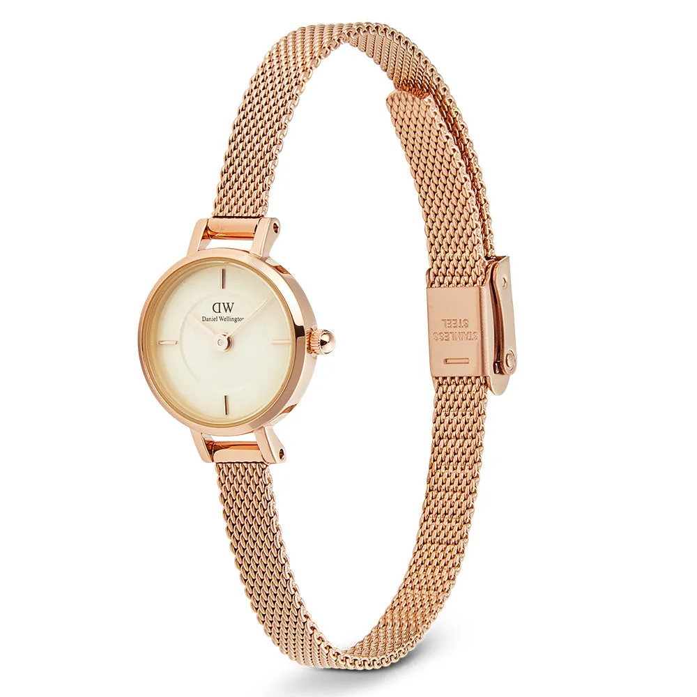 Dress Womens Watches Daniel Wellington DW00100741 Petite Mini Champagne Melrose