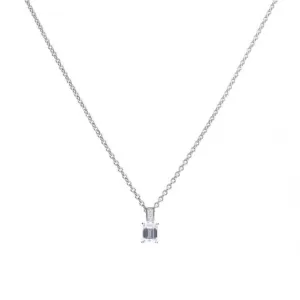 Emerald Round Cut Cubic Zirconia Pendant P4784 Diamonfire Jewellery