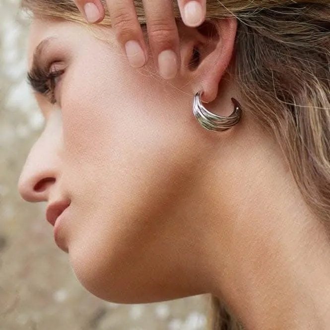 Entwine Helix Wrap Grande Hoop Earrings 60238RP Kit Heath Jewelry And Accessories