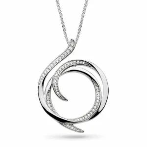 Entwine Helix Wrap Pave Grande Necklace 90237CZ Kit Heath Jewelry And Accessories