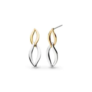 Entwine Twine Link Golden Drop Earrings 61142GRP Kit Heath Jewelry And Accessories
