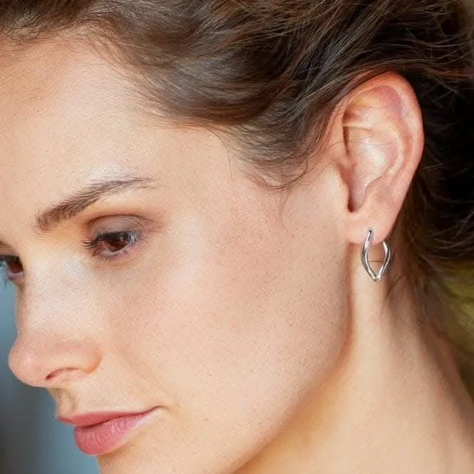 Entwine Twine Link Hoop Earrings 61141RP Kit Heath Jewelry And Accessories