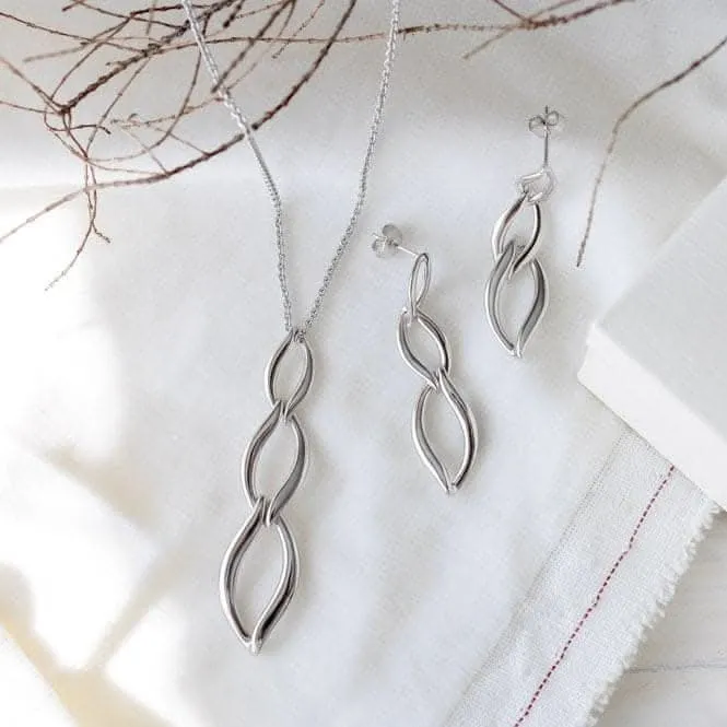 Entwine Twine Link Trio Necklace 91143RP Kit Heath Jewelry And Accessories