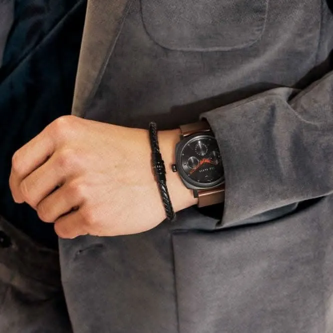 Gents Caine Multifunction Steel Brown Watch BKGFW2221