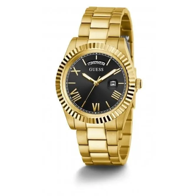 Gents Connoisseur Stainless Steel Gold Tone Watch GW0265G3