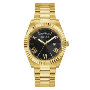 Gents Connoisseur Stainless Steel Gold Tone Watch GW0265G3