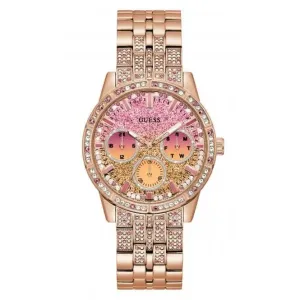 Guess Ladies Cascade Stainless Steel Rose Gold Watch GW0365L3