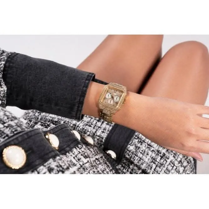 Guess Ladies Deco Stainless Steel Gold Tone Watch GW0472L2