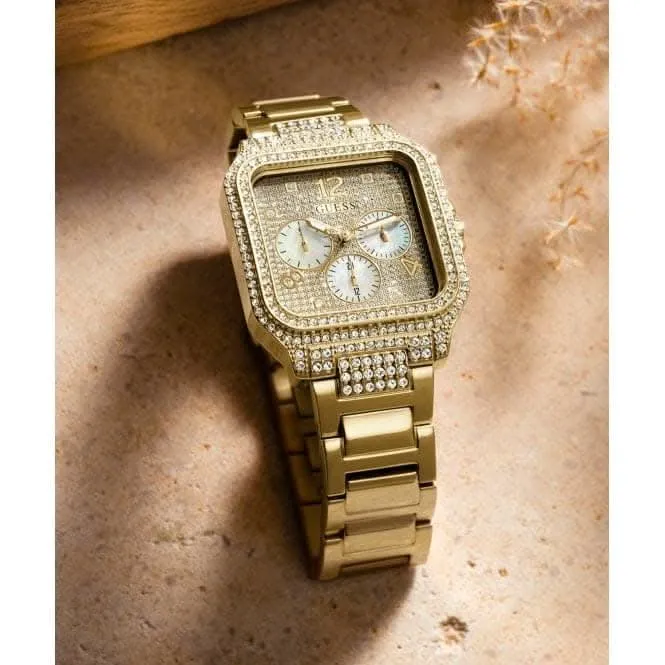 Guess Ladies Deco Stainless Steel Gold Tone Watch GW0472L2
