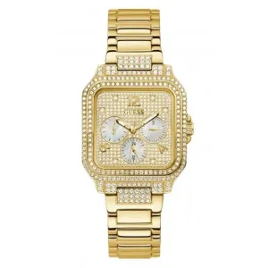 Guess Ladies Deco Stainless Steel Gold Tone Watch GW0472L2